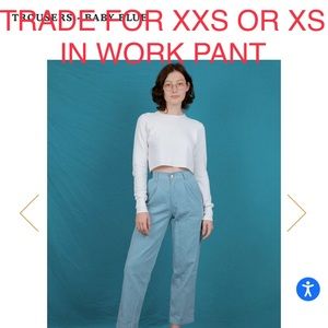 ISO  XXS Big bud press trousers or XS work Pants